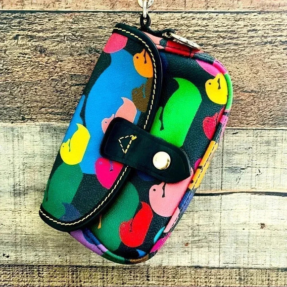 Dooney & Bourke Rare Wonder Duck Wristlet - Picture 2 of 8